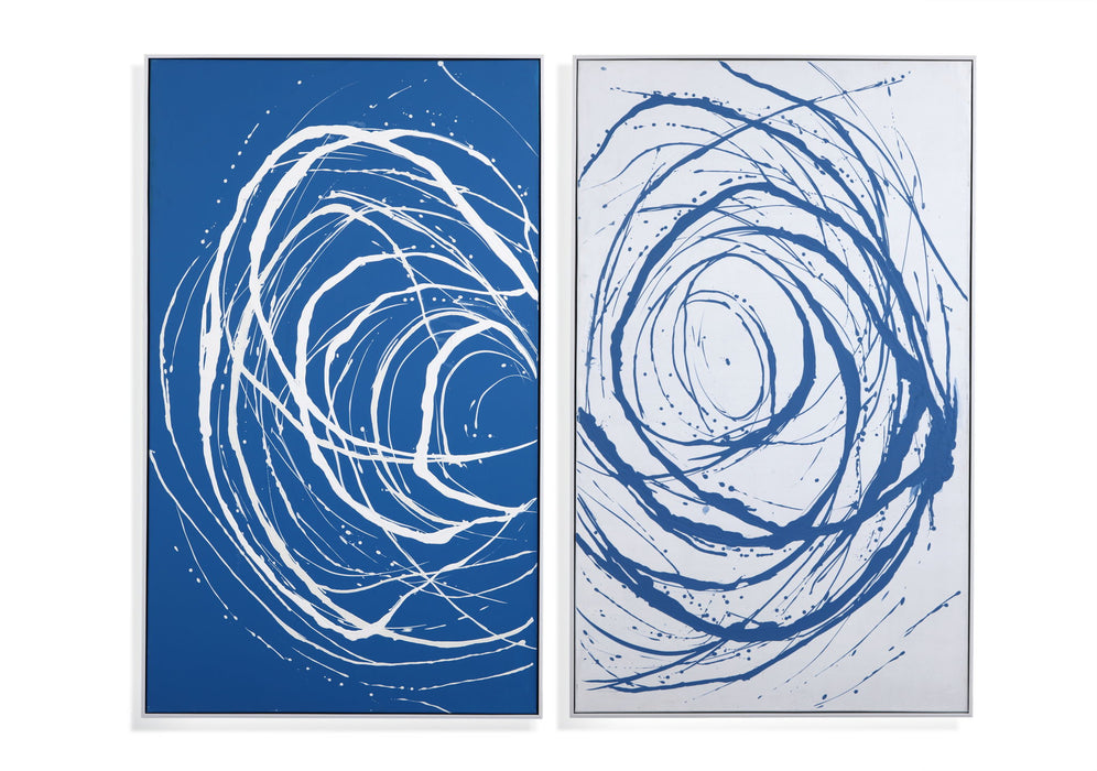 Contigo Canvas Art (Set of 2) - Blue