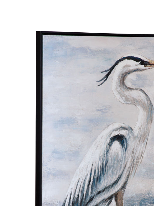 Hunting Canvas Art - White