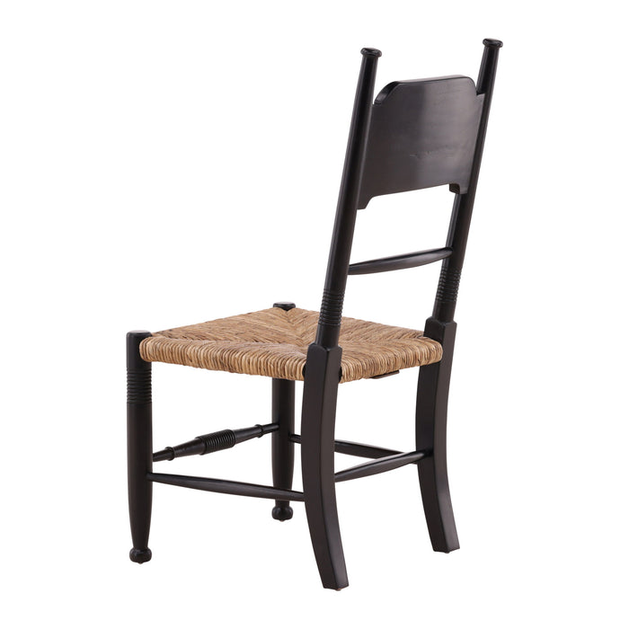 Strickland - Side Chair - Black / Light Brown