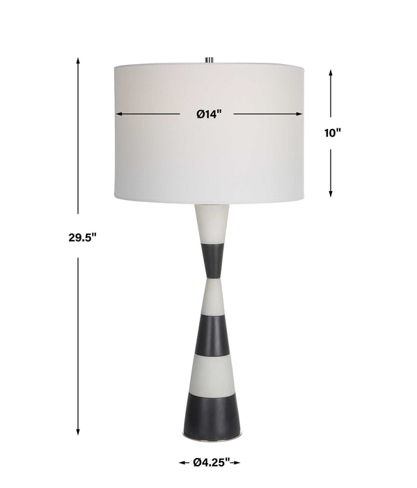 Bandeau - Banded Stone Table Lamp
