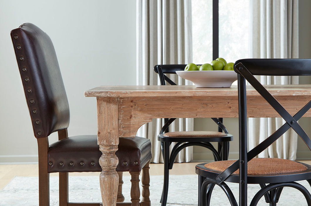 Percy - Dining Table - Light Brown