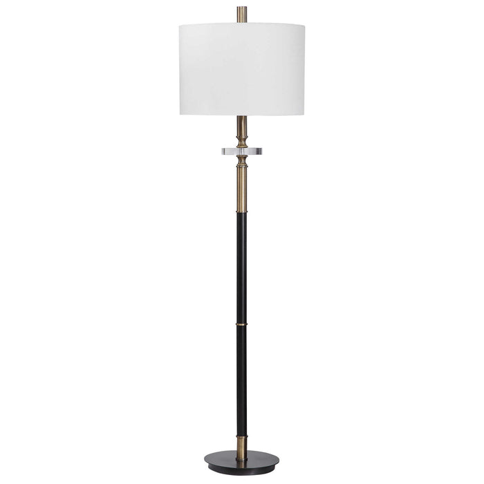 Maud - Floor Lamp - Aged Black