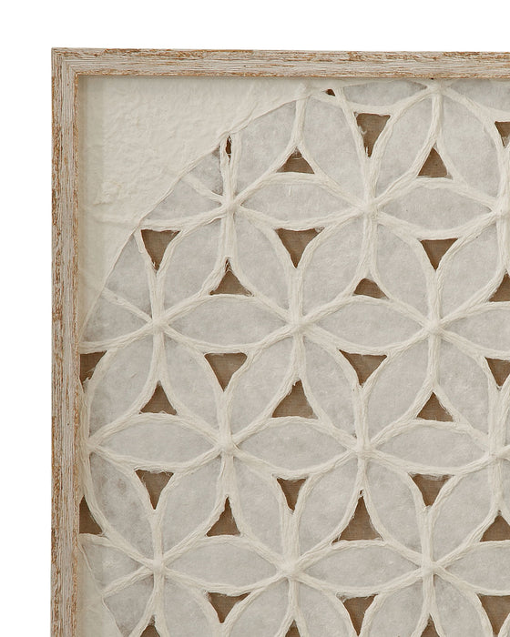 Lamberts Bay Wall Art - White / Light Brown