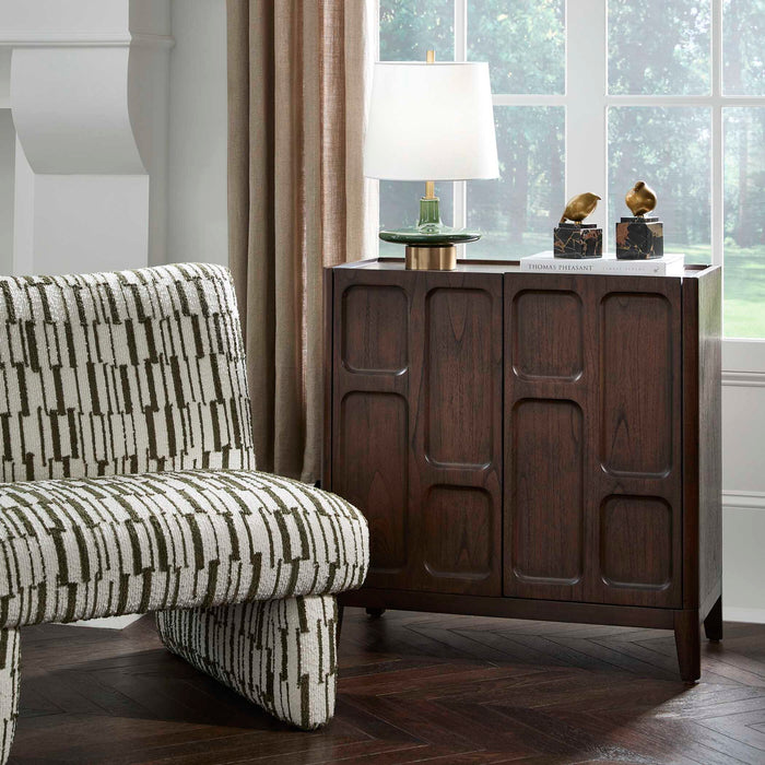 On The Block - 2 Door Cabinet - Walnut