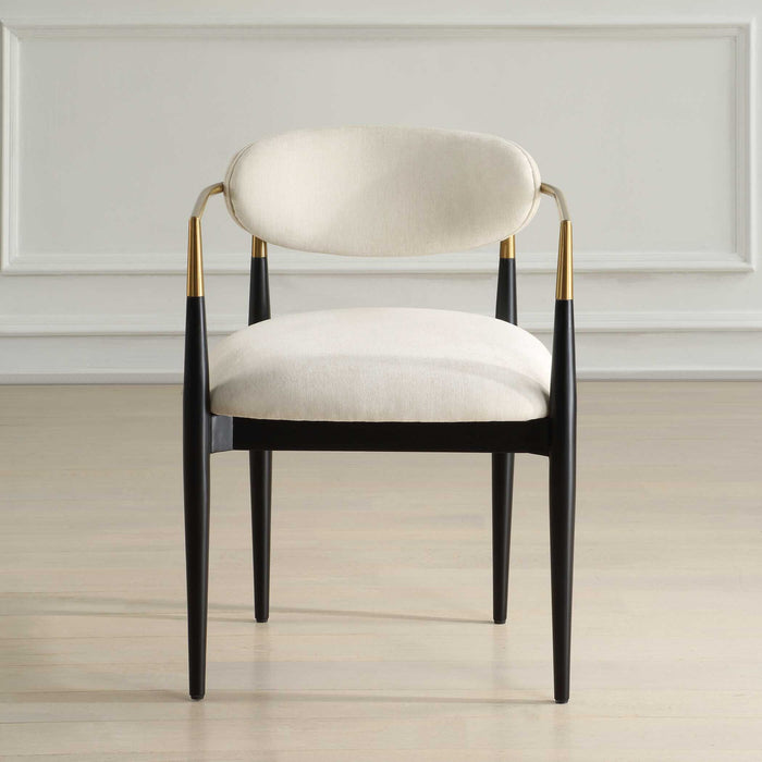 Moxie - Dining Arm Chair - White