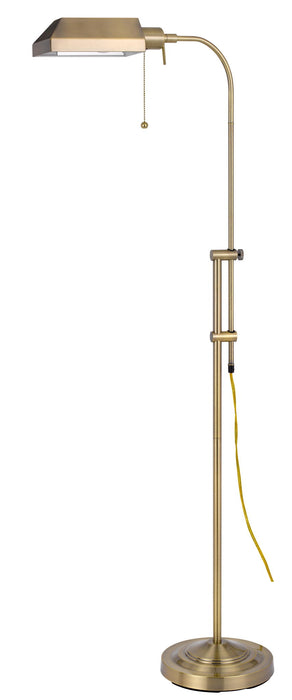 Pharmacy - 62" Height Metal Floor Lamp - Antique Brass