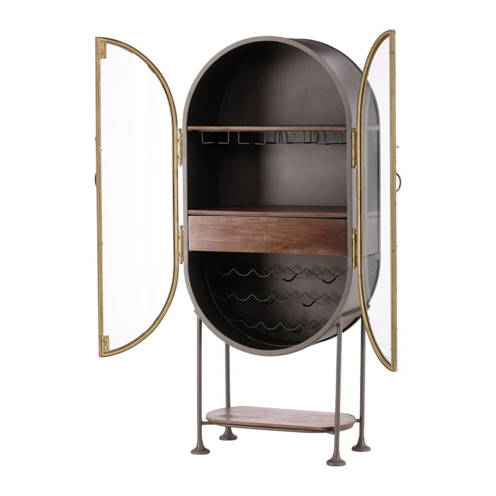 Eclipse - Bar Cabinet - Dark Brown