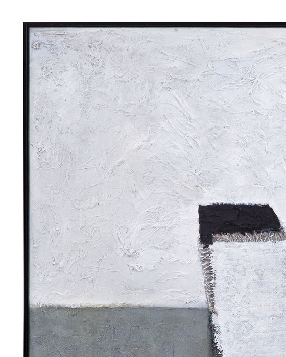 Landen Canvas Art - Gray