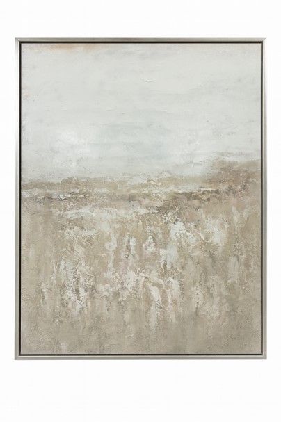 Framed Canvas Pale Awakening - Natural