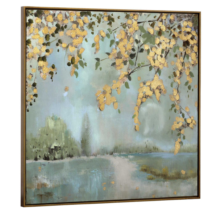 Peaceful - Landscape Art - Blue