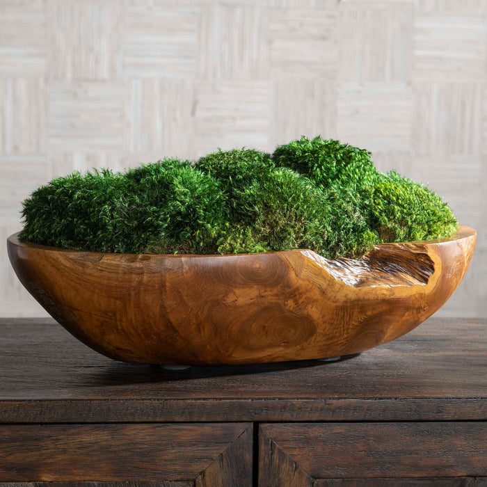 Kinsale - Moss Centerpiece - Light Brown