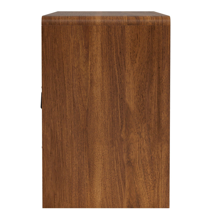 Elsie - 2 Drawer Nightstand - Dark Brown