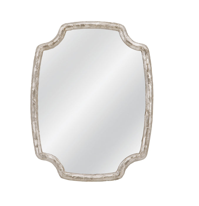 Wishing Stone - Wall Mirror - Antique Silver