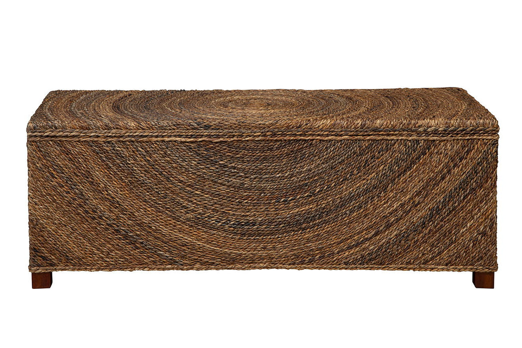 Madura - Storage Bench - Dark Brown