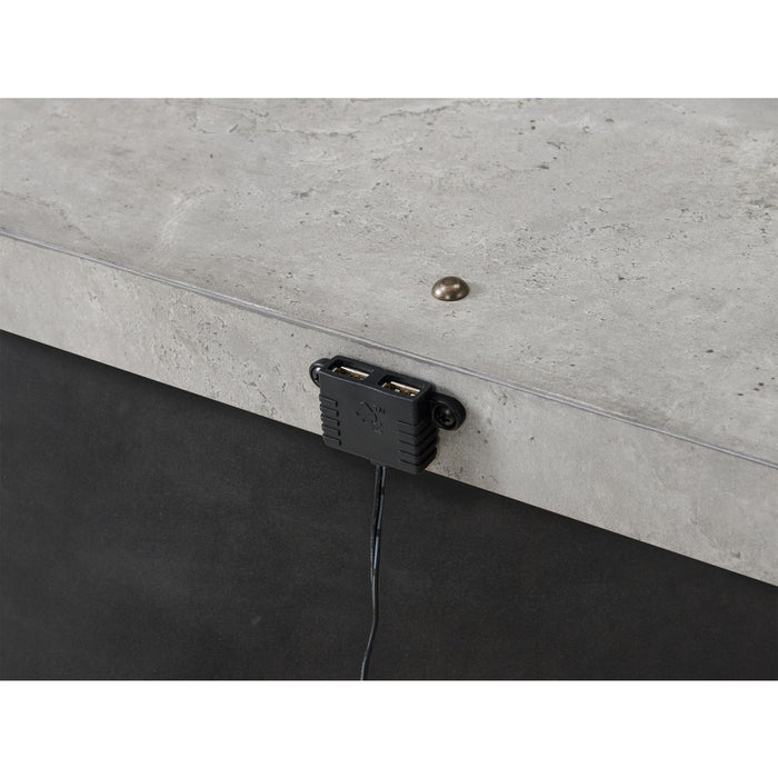 Intrigue - 1 Drawer Nightstand - Light Brown