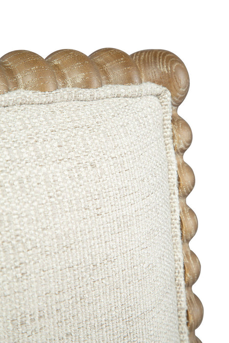 Sara - Counter Stool - White / Light Brown