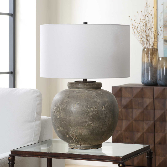 Rock Of Ages - Table Lamp - Rust Brown