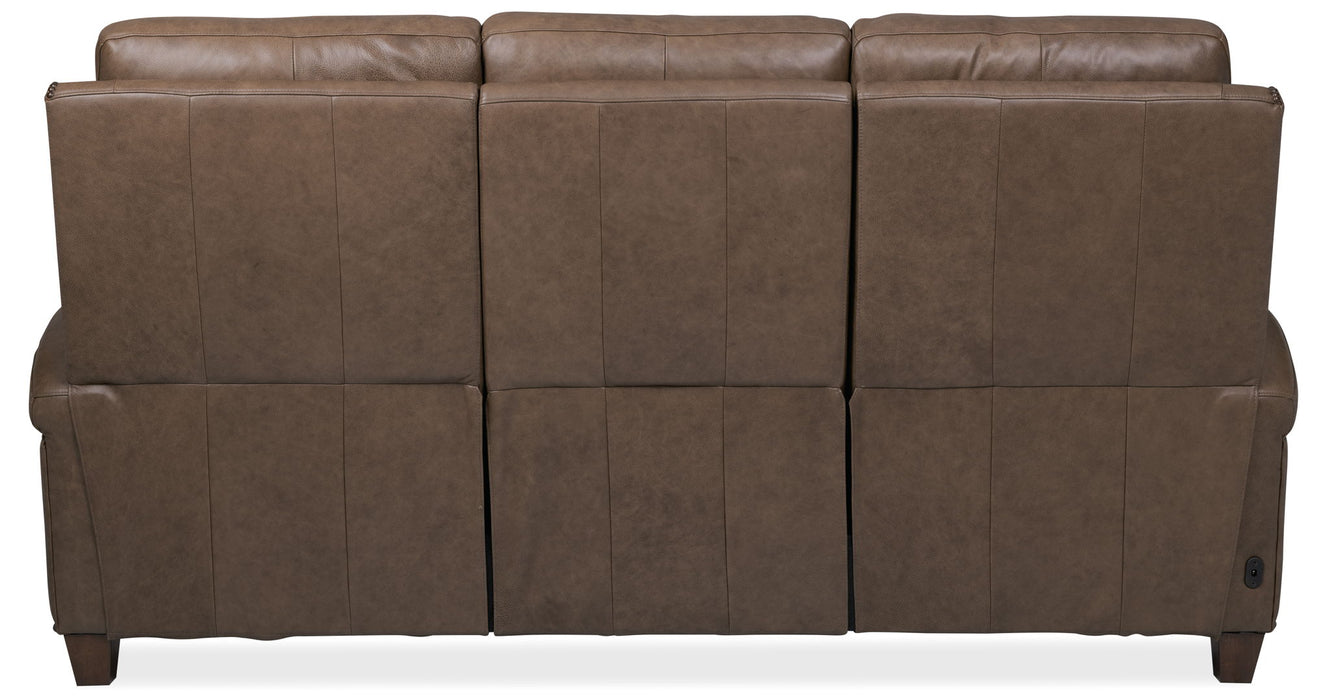 MS - Julian Zero Gravity Power Sofa with Power Headrest - Dark Brown