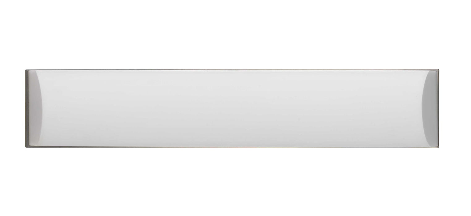 4.75" Height Acrylic and Metal Vanity Light - Brushed Steel - LED26W