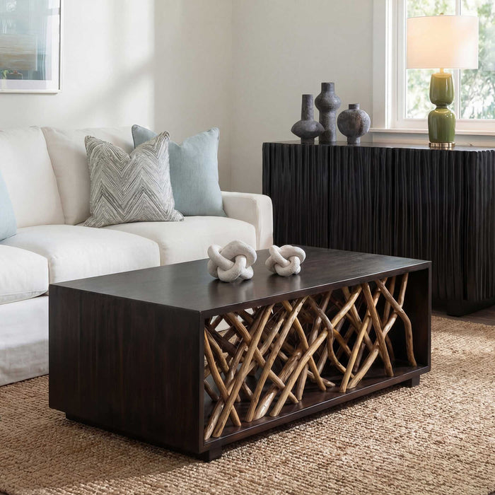 Teak Maze - Coffee Table - Woodtone