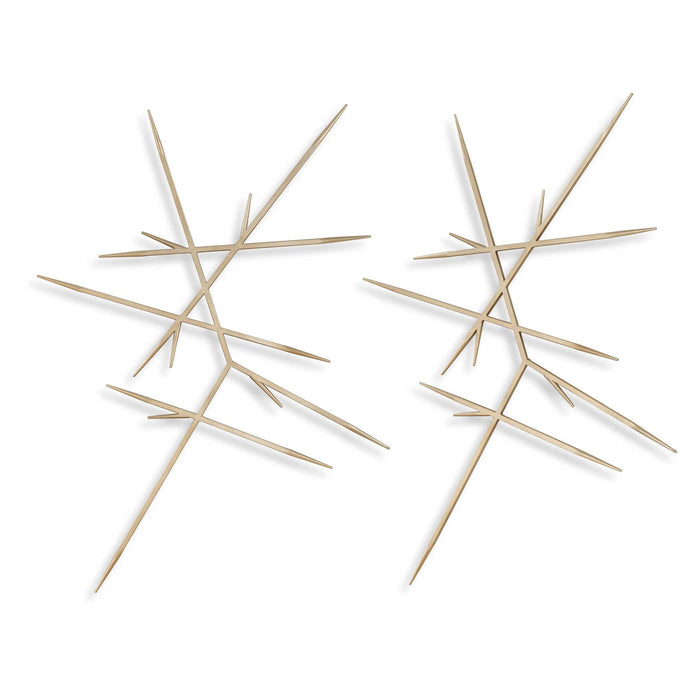 Fireworks - Silver Wall Decor (Set of 2)