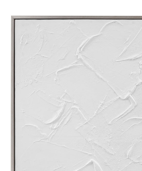 Paradisio Framed Canvas - White