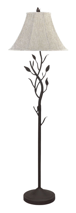 Iron - 64" Height Iron Floor Lamp - Black