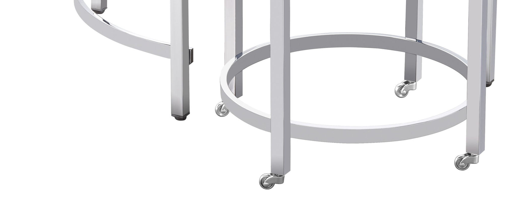 Jadyn - Round Nesting Cocktail Tables - Marble/Stone