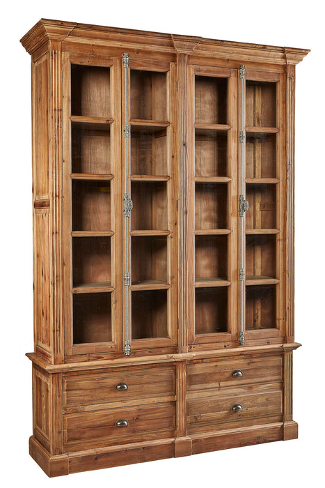 Natural Old Fir Bookcase - Brown