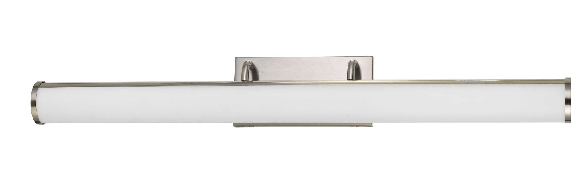 5" Height Acrylic and Metal Vanity Light - Brushed Steel - LED39W
