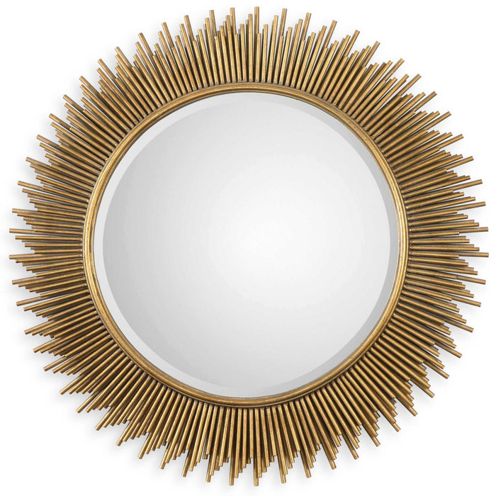 Marlo - Round Mirror - Gold