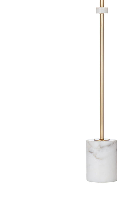 Fairfield - Table Lamp - White / Brass