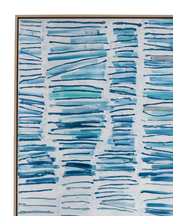 Blue Gail Canvas Art - Light Blue