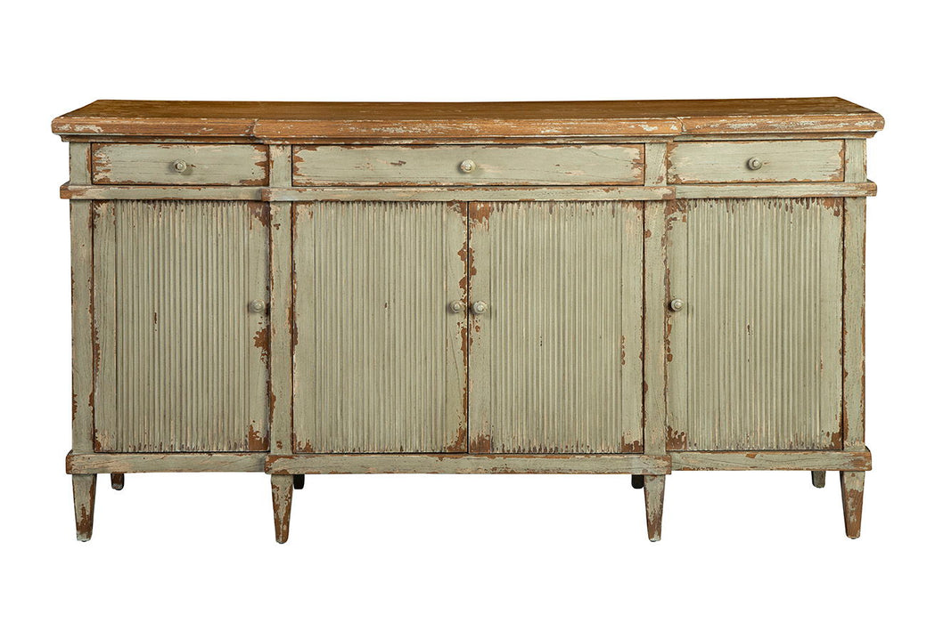 Kentwood - Sideboard - Light Brown / Green