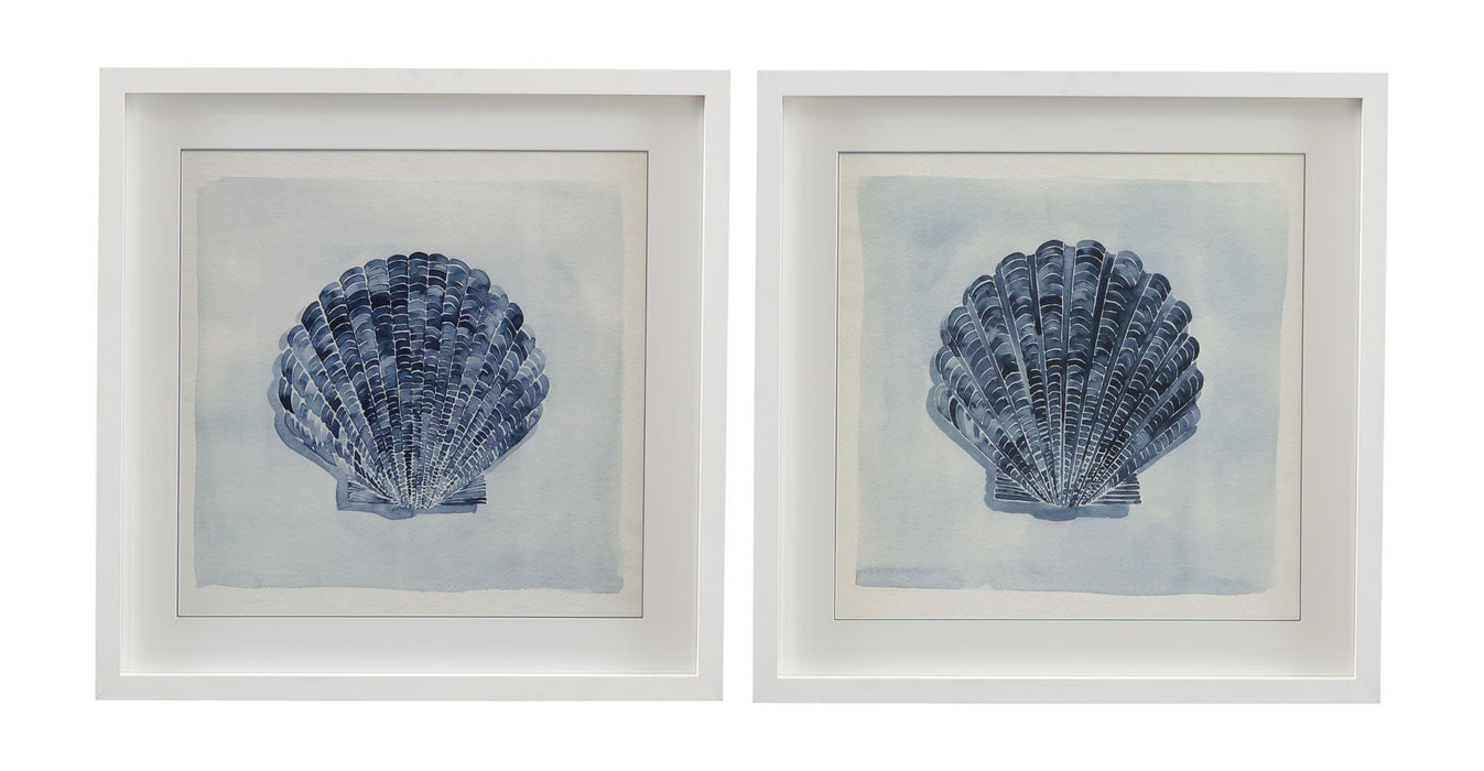 Treasure I Framed Print - Blue