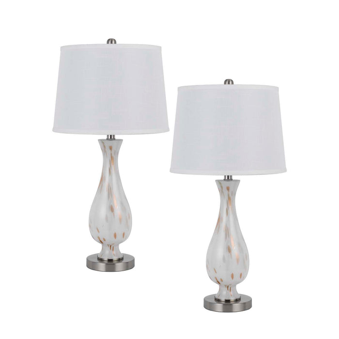 Abinger - 28" Height Glass Table Lamp (Set of 2) - Frosted White