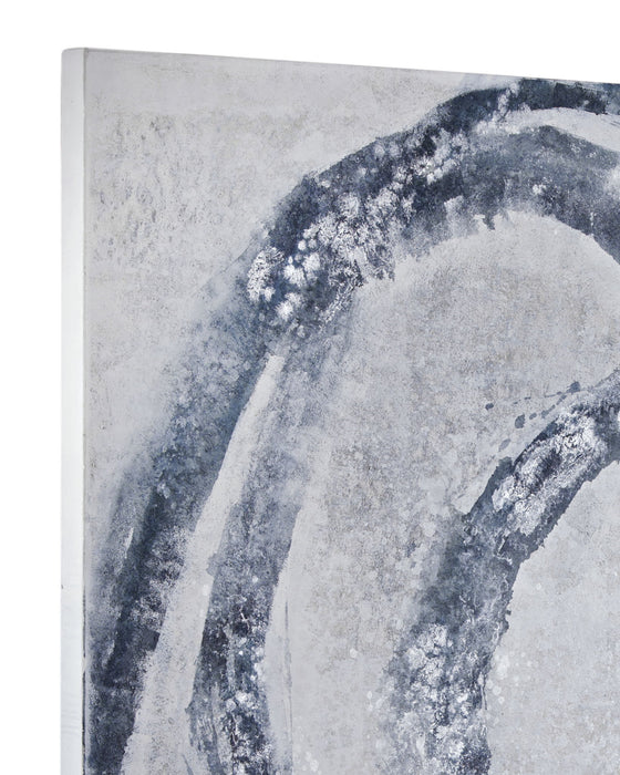 Altarium Canvas Art - White / Blue