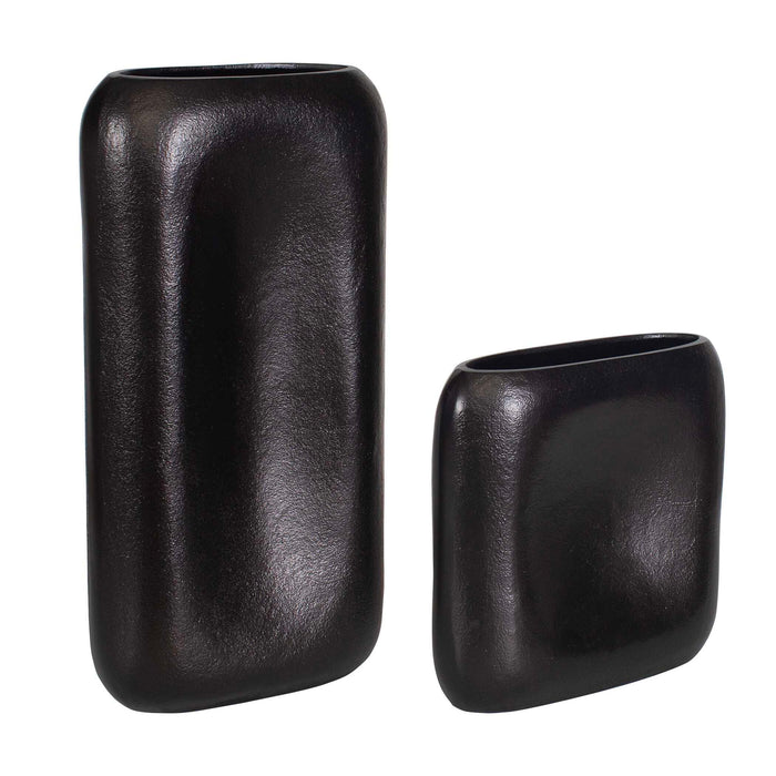 Anodic - Vases (Set of 2) - Dark Brown