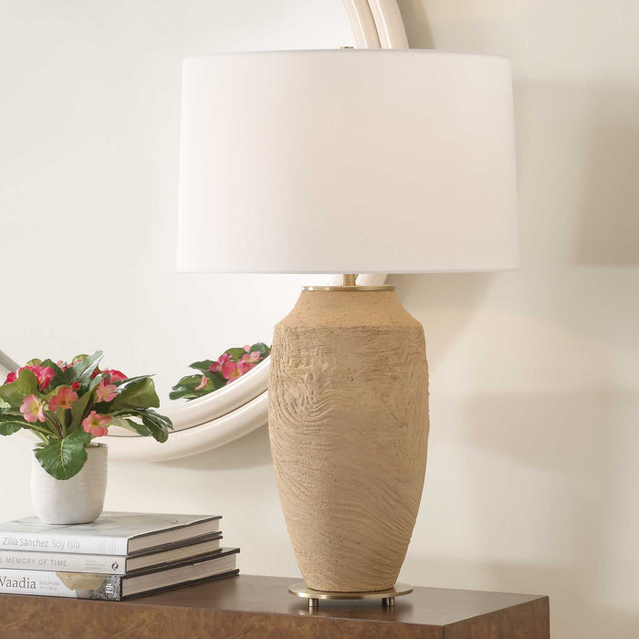 Sandstone Flow - Table Lamp - Terracotta