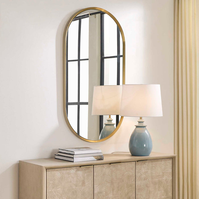 Torrado - Oval Mirror - Brass