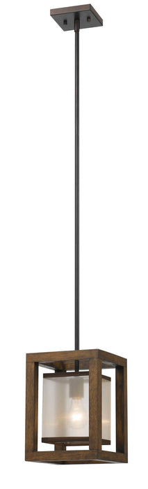 Mini - 39" Height Single Mini Pendant - Dark Bronze