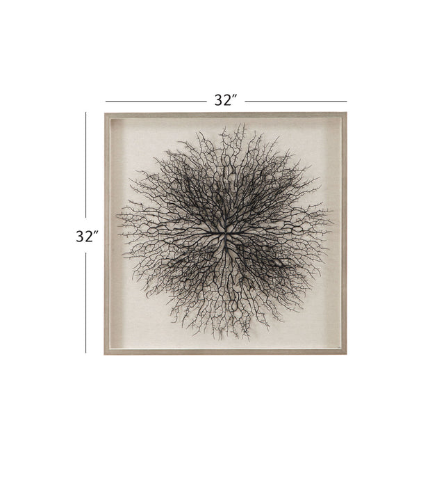 Gracee Canvas Art - Pearl Silver