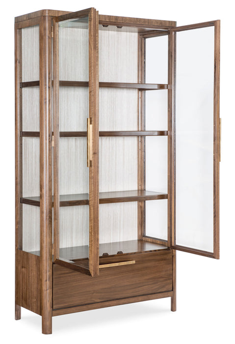 Eleana - Display Cabinet - Medium Wood