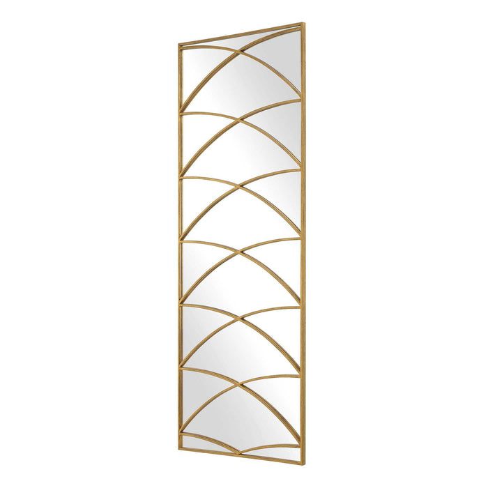 Crossed Up - Full Length Mirror - Gold