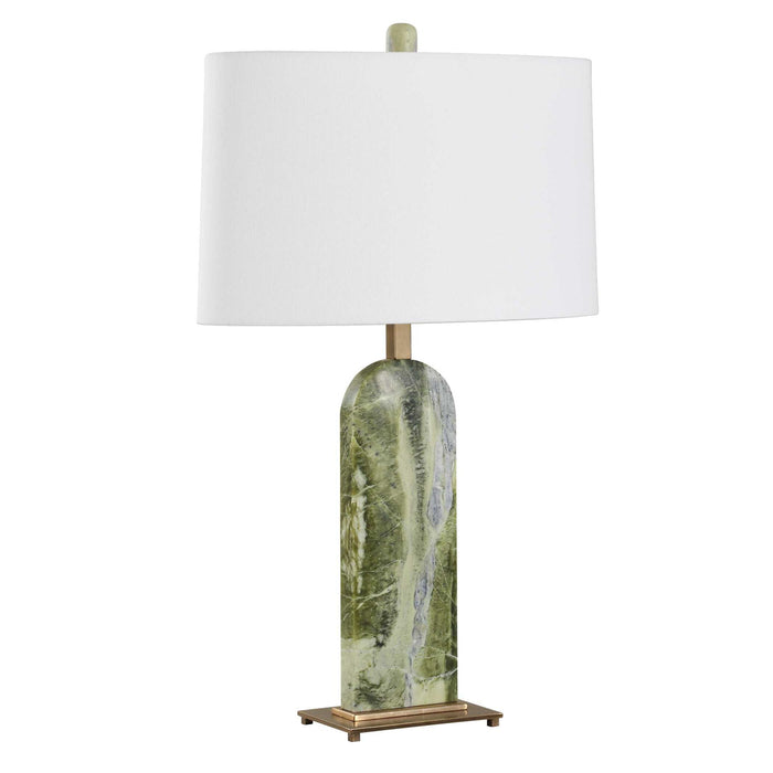 Moorea - Marble Table Lamp - Green