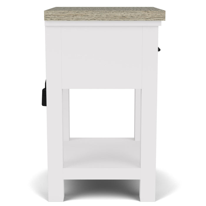Cora - One Drawer Nightstand - White