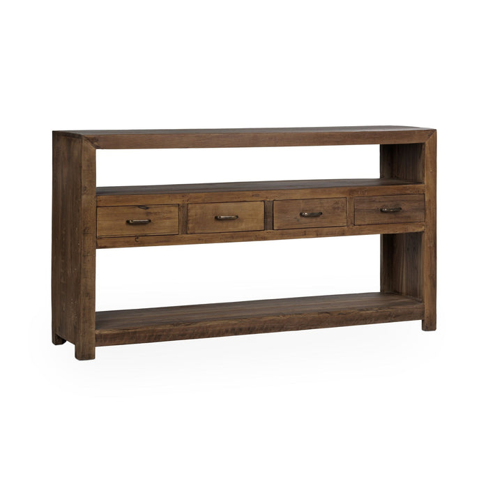 Mattai - 4 Drawer Console Table - Natural