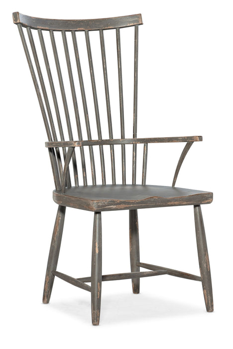 Alfresco - Marzano Windsor Arm Chair - Dark Gray