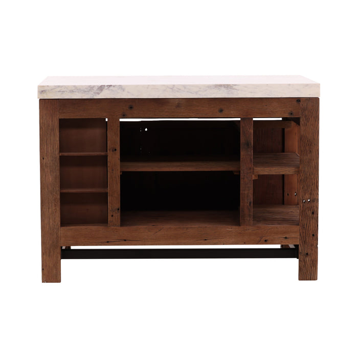Russel - Island - Dark Brown / Beige