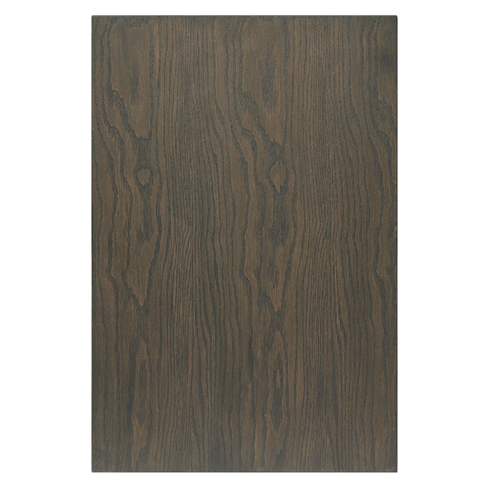 Hyde - Rectangular Chairside Table - Dark Brown